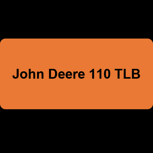 John Deere 110 TLB